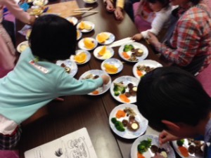 子育てサロン親子クッキング３